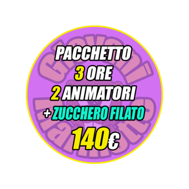 Pacchetto Festa XL+Zucchero Filato