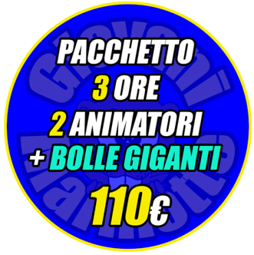 Pacchetto Festa XLARGE+Bolle